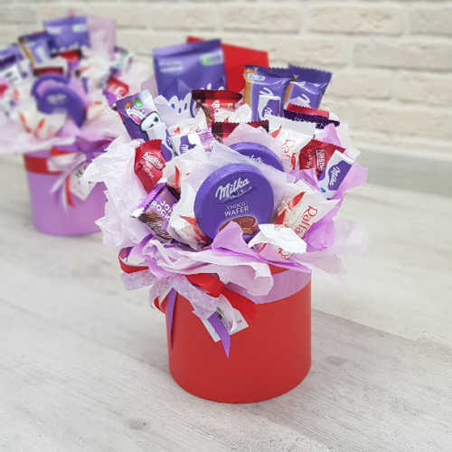 Цилиндр красно-фиолетовый