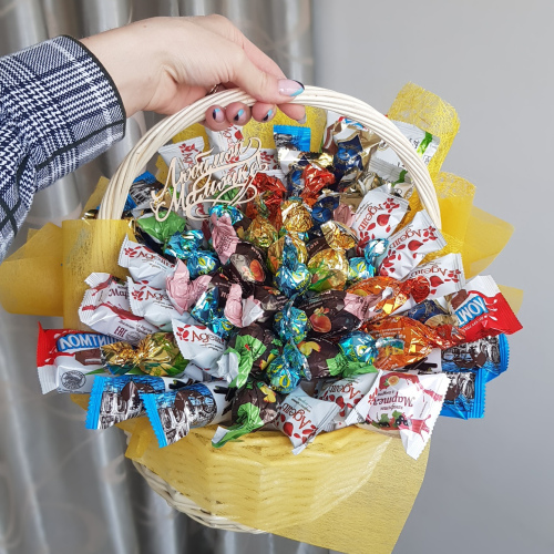 Корзина Цветные стекла