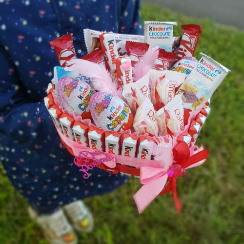 Торт Розовое сердце