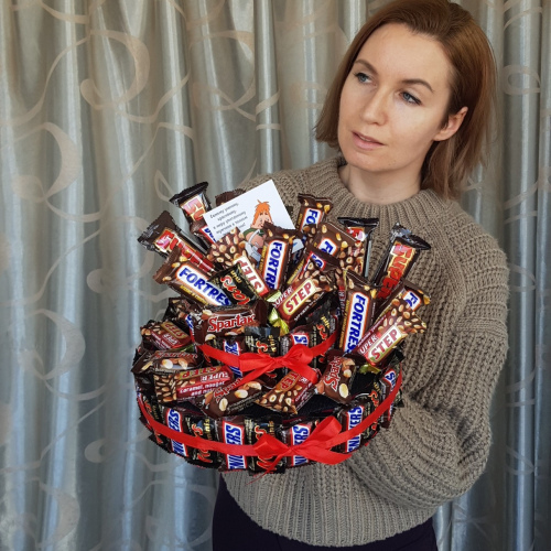 Тортик Сникерс (2 яруса)